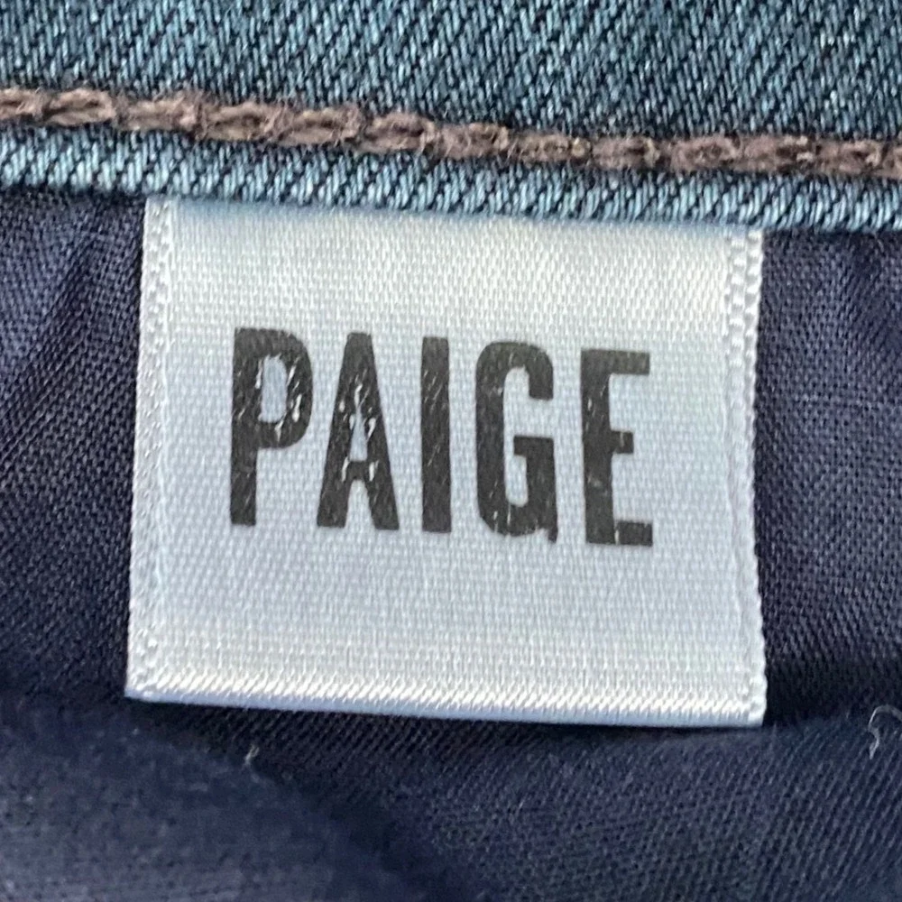 Paige Normandie Mens Straight Leg‎ Jeans Dark Wash Blue 32 101-4350598